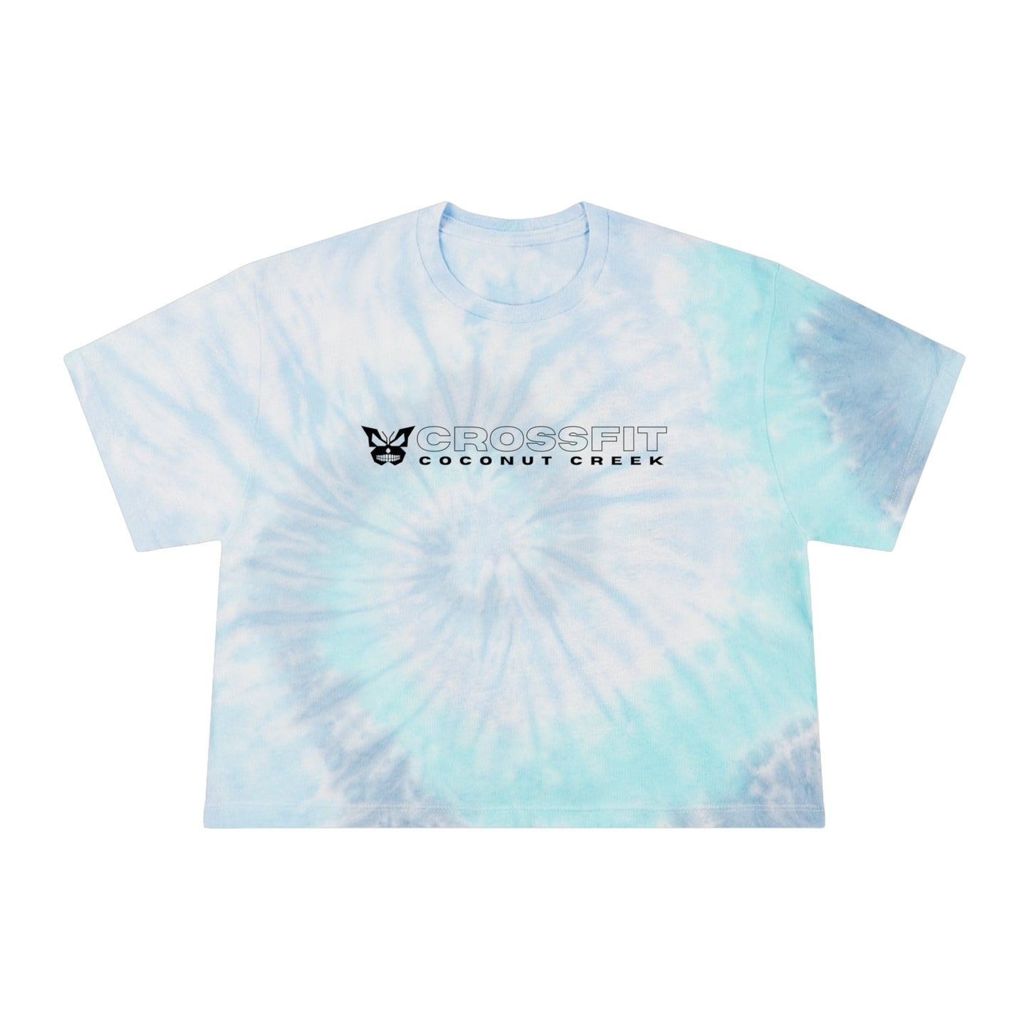 Angry Butterfly Women's Tie-Dye Crop Tee