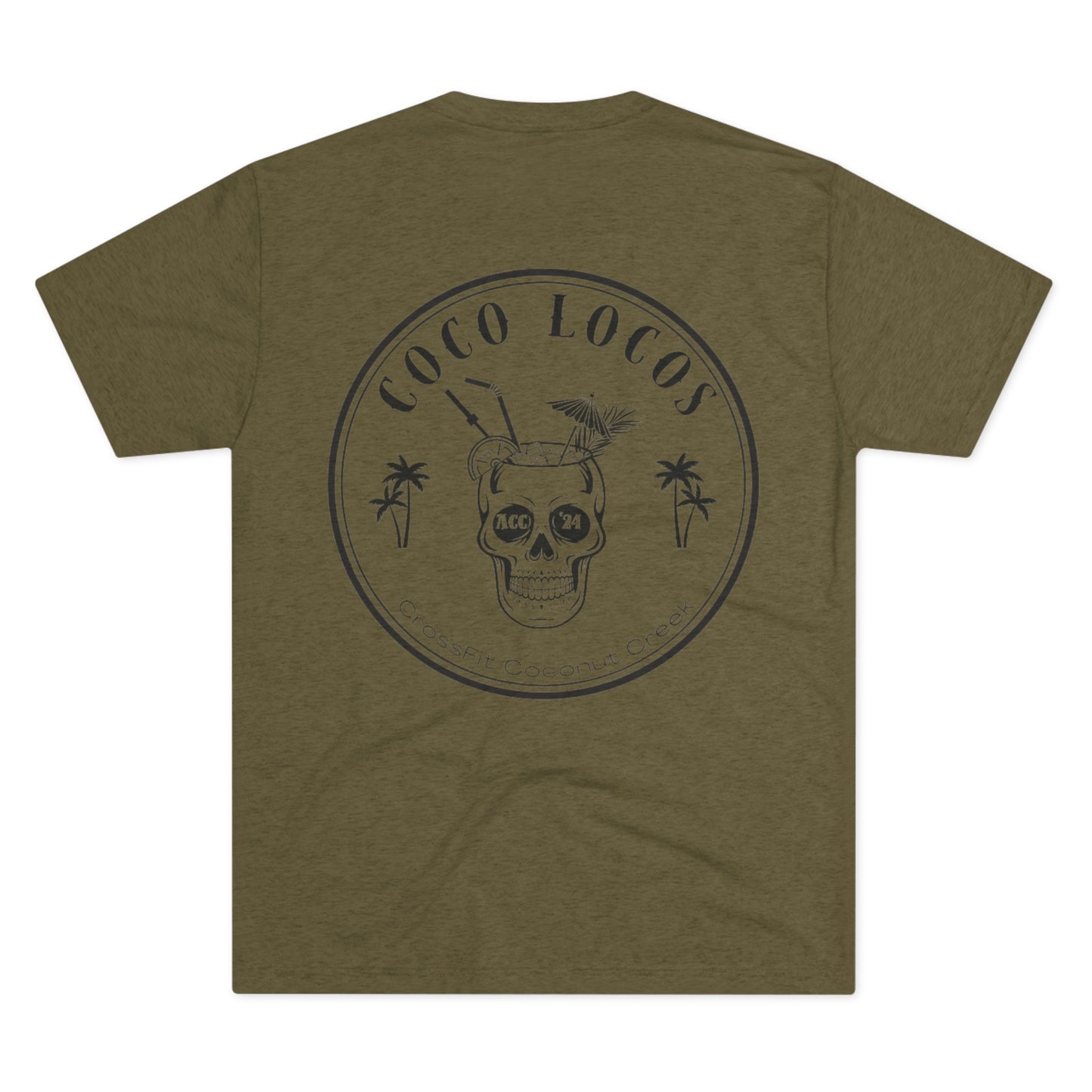 COCO LOCOS Unisex Tri-Blend Crew Tee