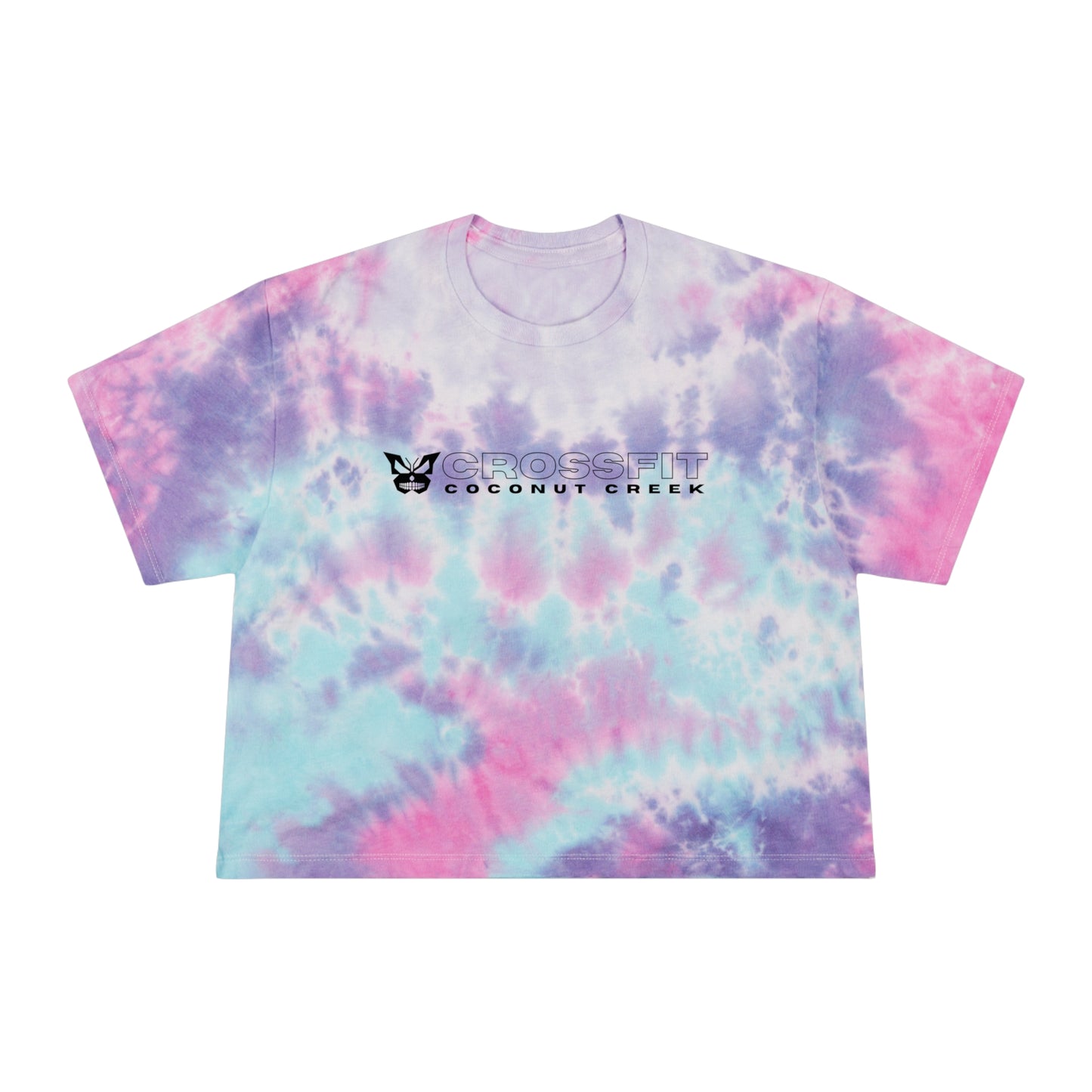 Angry Butterfly Women's Tie-Dye Crop Tee