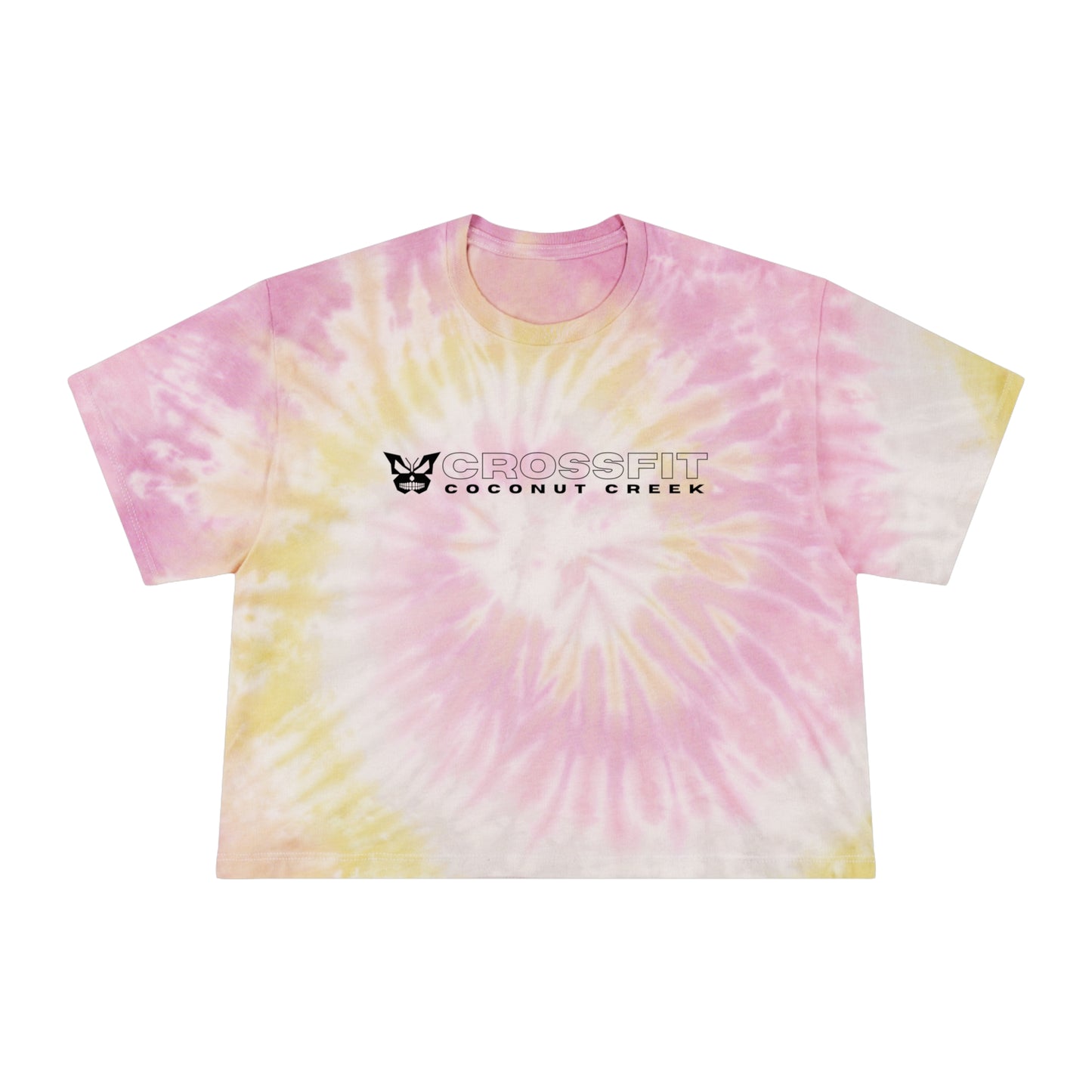 Angry Butterfly Women's Tie-Dye Crop Tee