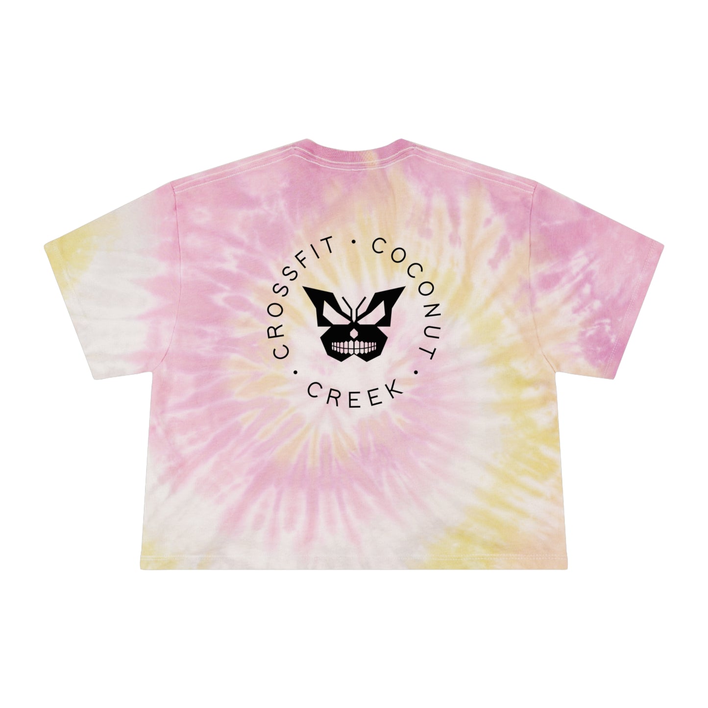 Angry Butterfly Women's Tie-Dye Crop Tee