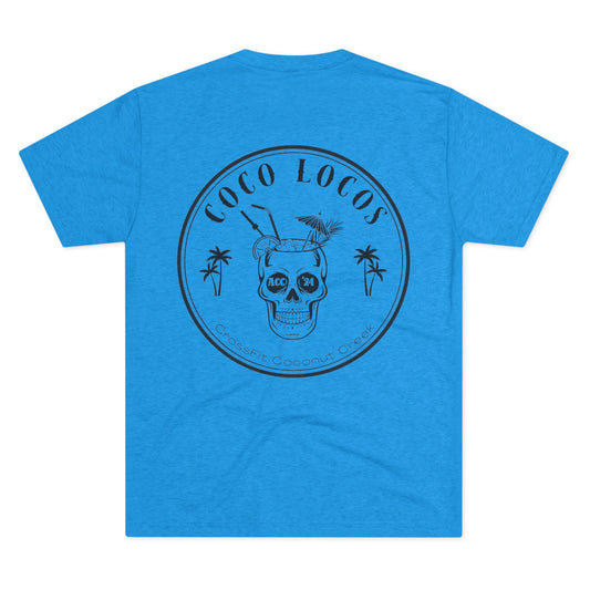 COCO LOCOS Unisex Tri-Blend Crew Tee