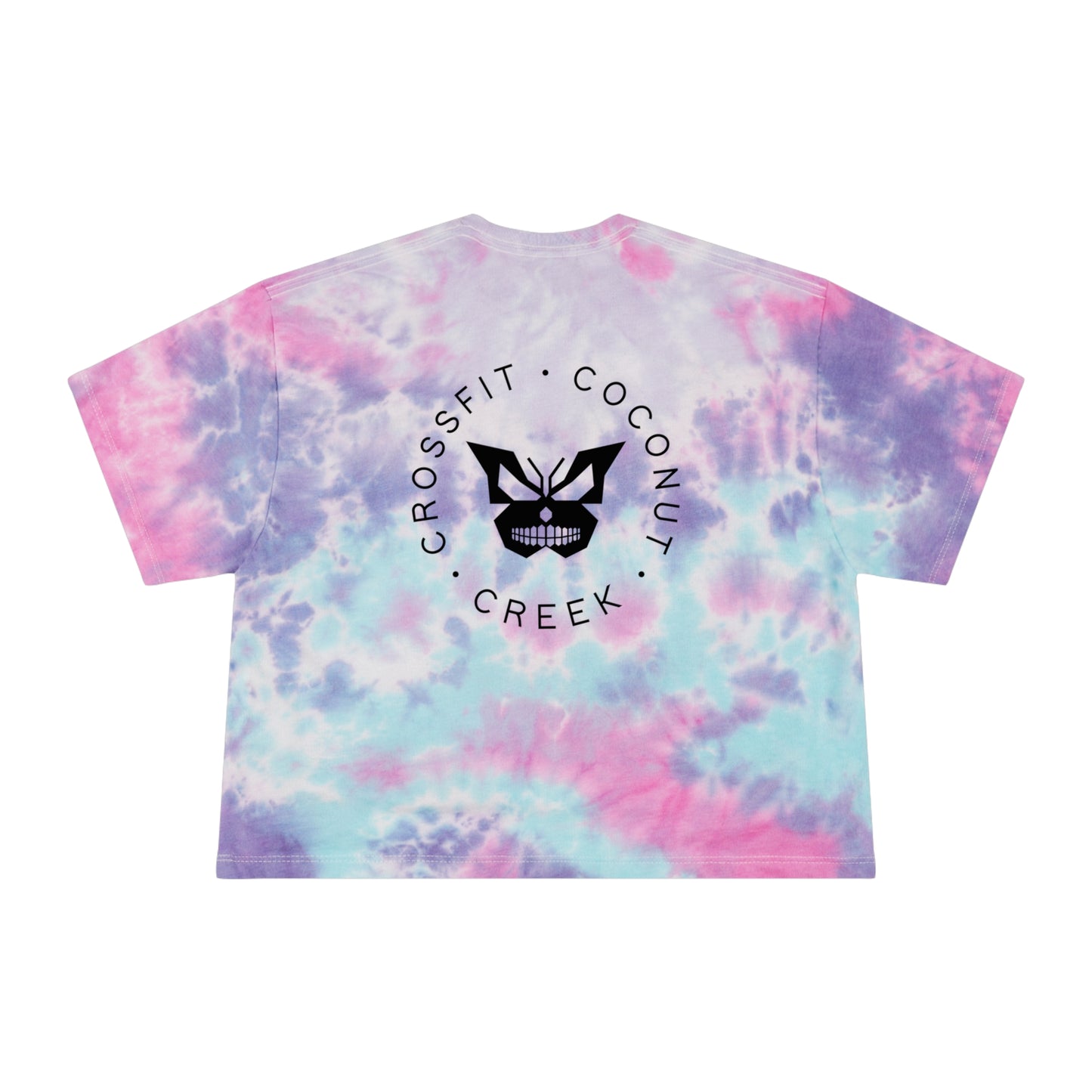 Angry Butterfly Women's Tie-Dye Crop Tee